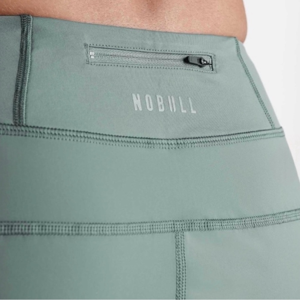 NOBULL Pace 3 Everyday Shorts Balsam Sage Green Athletic Workout Gym Shorts S - Picture 3 of 11